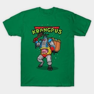 Funny Christmas Merry Krampus Villain Cartoon T-Shirt